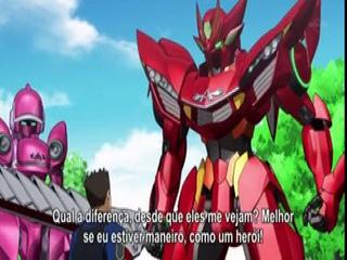 Chousoku Henkei Gyrozetter - Episodio 19 - A Panda vem à cidade