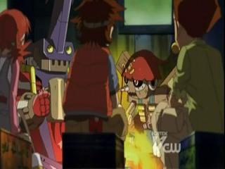 Digimon Xros War Dublado - Episodio 20 - Zona da Poeira: A Grande Cidade de Lixo do GrandLocomon!