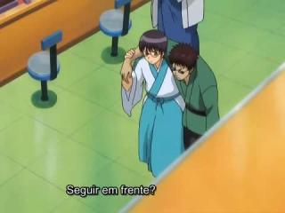 Gintama - Episodio 74 - Um desenhista de mangá, é um profissional... depois de muita prática de caligrafia