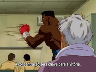 Hajime no Ippo - Episodio 14 - Braços fortes. Ganchos vs Uppercut