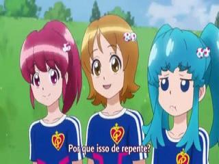 Happiness Charge Precure! - Episodio 19 - Confronto de futebol! Equipe PreCure montado!