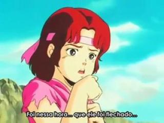 Hokuto no Ken - Episodio 96 - A ruina de Juuza! Protegerei a Mulher que amo com minha vida!