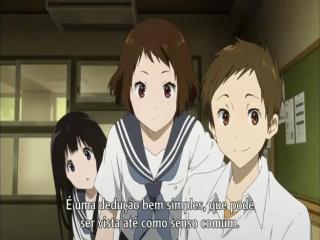 Hyouka - Episodio 9 - A Murder Case Furuoka Vila abandonada