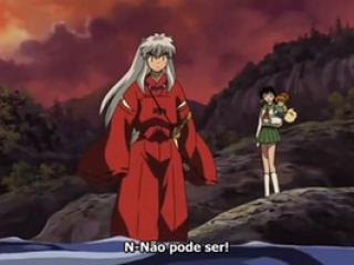 Inuyasha Legendado - Episodio 131 - Os pergaminhos pintados de Kannon e suas maldições