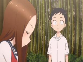 Karakai Jouzu no Takagi-san - Episodio 21 - Olhe Para Lá - Talentos - Preocupações - Mensagens