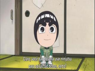 Naruto SD: Rock Lee no Seishun Full-Power Ninden - Episodio 1 - Rock Lee, o Ninja que Não...O Rival de Rock Lee é Uzumaki...