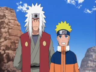 Naruto Shippuden - Episodio 441 - Os Pergaminhos Ninjas de Jiraiya - A Aventura de Naruto, o Herói - Voltando Para Casa