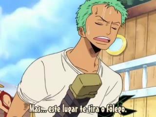 One Piece - Episodio 153 - Esse é o mar do céu! O cavaleiro do céu e o portão do paraíso.