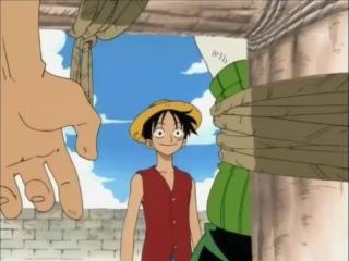 One Piece - Episodio 2 - O grande espadachim aparece! Caçador de Piratas, Roronoa Zoro