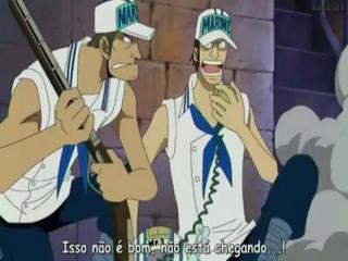 One Piece - Episodio 267 - Os meios de escapar são liberados! Voa através do céu, Rocketman!