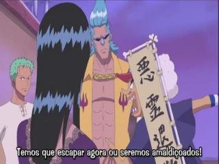 One Piece - Episodio 339 - Um Fenômeno Após o Outro! Desembarque em Thriller Bark!