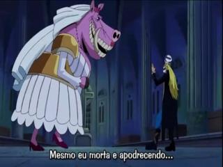 One Piece - Episodio 345 - Muitos Animais! O Jardim Maravilhoso de Perona!