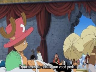 One Piece - Episodio 378 - A Promessa Naquele Dia distante. A Canção dos Piratas e uma Pequena Baleia