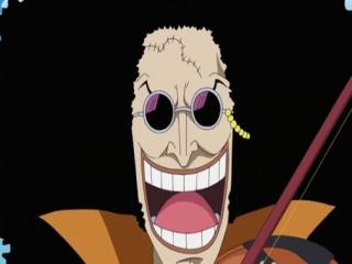 One Piece - Episodio 379 - O Passado de Brooke. Adeus Triste a Tripulação Alegre