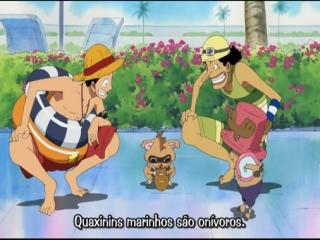 One Piece - Episodio 382 - A Ameaça Noro Noro. O Retorno de Foxy, a raposa prateada.