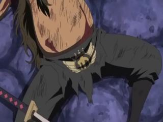 One Piece - Episodio 446 - Nenhum preço é alto demais! Hannyabal está sério.