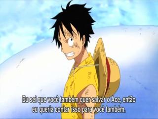 One Piece - Episodio 467 - Te salvarei mesmo que eu morra. O início da batalha de Luffy vs Marinha!