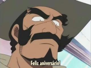 One Piece - Episodio 50 - Usopp vs. Daddy Carregador de Crianças. O duelo em plena luz do dia