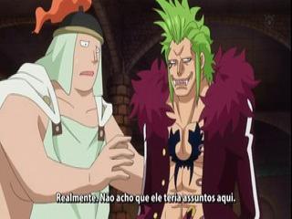 One Piece - Episodio 657 - O Guerreiro Mais Malvado! Logan VS Rebecca!