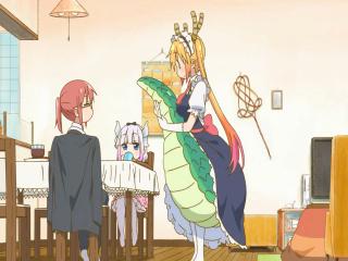 Kobayashi-san Chi no Maid Dragon - Episodio 12 - O Encontro Impactante de Tooru e Kobayashi! (Estamos Aumentando As Expectativas)