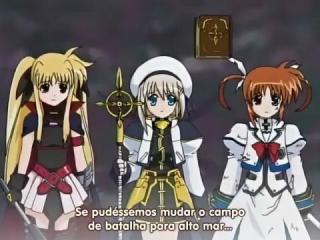 Mahou Shoujo Lyrical Nanoha A’s - Episodio 12 - Fim da Noite, Fim da Jornada.