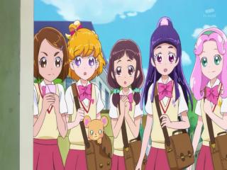 Mahoutsukai Precure! - Episodio 34 - Tumtum! O Primeiro Amor Tem Gosto de Pão-Melão de Morango!?