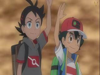 Pokémon (2019) - Episódio 36  - Satoshi e Go, Escalem o Caminho Para Fora do Inferno de Areia!