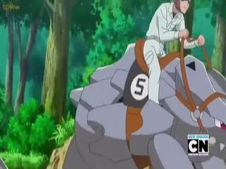 Pokémon XY Dublado - Episodio 7 - Caçada Na Corrida Rhyhorn