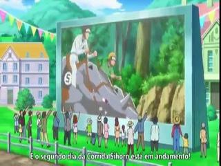 Pokémon XY - Episodio 7 - Deixe isso com Serena! A furiosa corrida Rhyhorn!