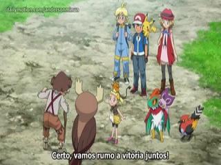 Pokémon XY - Episodio 77 - O Desafio do Revezamento Aéreo Pokémon! Voe, Noibat!!