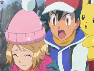 Pokémon XY - Episodio 82 - Atravesse a Montanha de Neve! Momoswine e Abosmanow!!