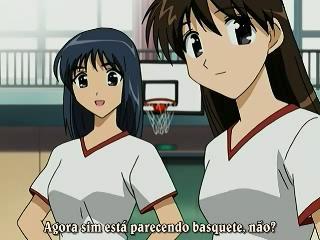 School Rumble Ni Gakki - Episodio 8 - Vá com tudo * Surge o clube do basquete feminino! Vá com tudo: Conto com você senpai! Vá com tudo!! Balanço de lágrimas!