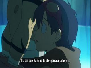 Tengen Toppa Gurren Lagann - Episodio 1 - Rompa o céu com a sua Escavadeira!