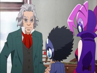 Time Bokan: Gyakushuu no San Akunin - Episodio 16 - Qual o Motivo Super Surpreendente Que Fez Beethoven Parecer Tão Assustador Em Seu Retrato?