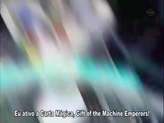 Yu-Gi-Oh! 5Ds - Episodio 142 - A Batalha de Vida ou Morte! Machine Divine Emperor Dragon Asterisk.